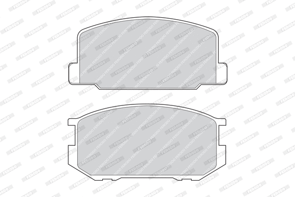 Brake Pad Set, disc brake (FDB322)