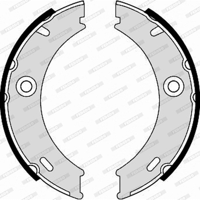 Brake Shoe Set, parking brake (FSB625)