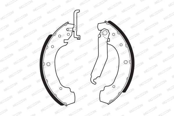 Brake Shoe Set (FSB531)