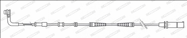 Warning Contact, brake pad wear (FWI330)