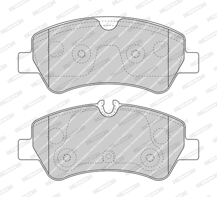 Brake Pad Set, disc brake (FVR5075)