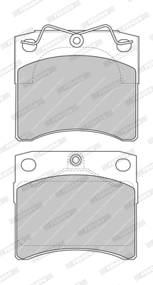 Brake Pad Set, disc brake (FVR1131)
