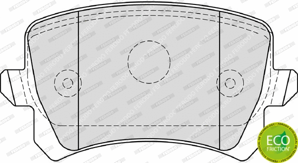 Brake Pad Set, disc brake (FDB4192)