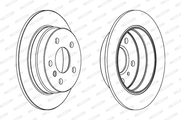 Brake Disc (DDF1258)