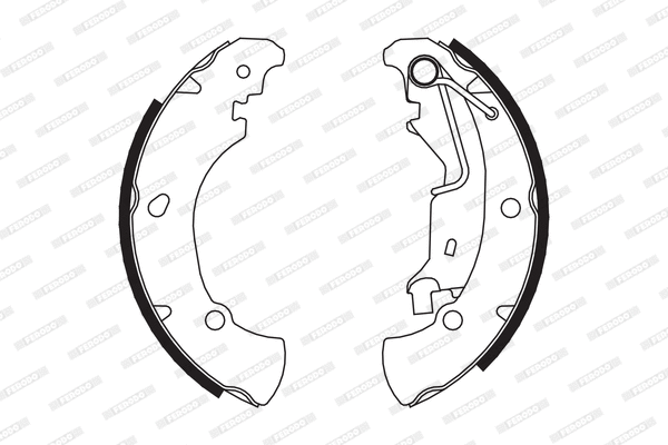 Brake Shoe Set (FSB656)