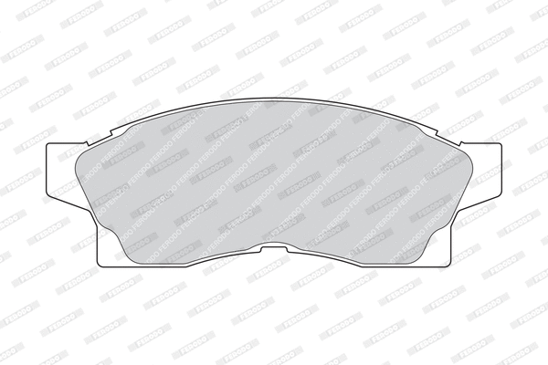 Brake Pad Set, disc brake (FDB649)