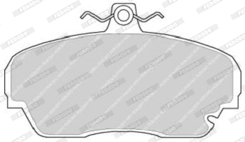 Brake Pad Set, disc brake (FDB1741)