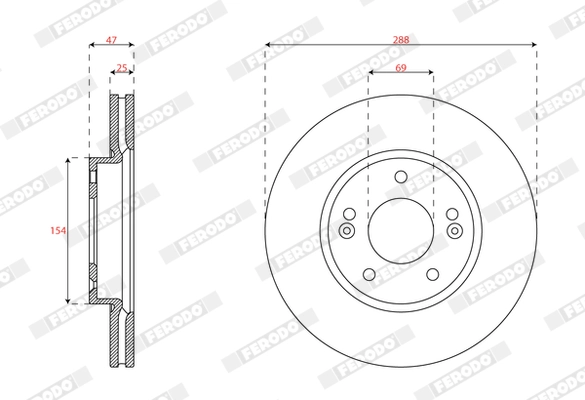 Brake Disc (DDF2928C)