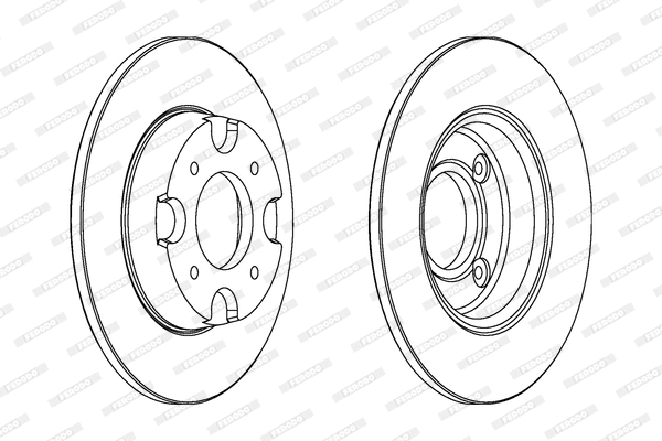 Brake Disc (DDF538)
