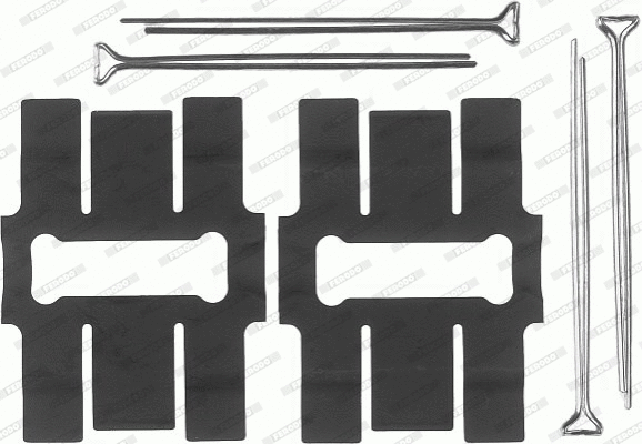 Accessory Kit, disc brake pad (FBA515)