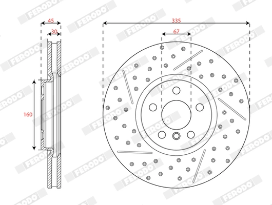 Brake Disc (DDF3023C-1)