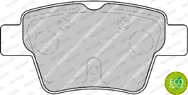 Brake Pad Set, disc brake (FDB1784)