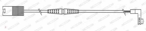 Warning Contact, brake pad wear (FWI328)