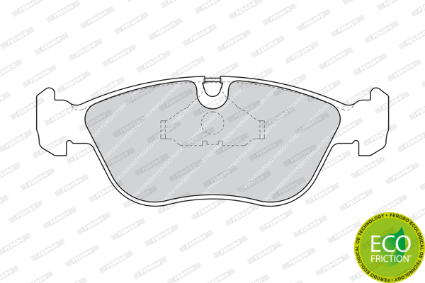 Brake Pad Set, disc brake (FDB1285)