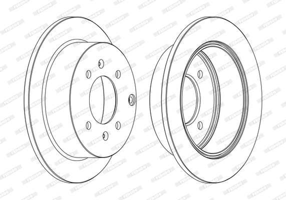 Brake Disc (DDF1448P-D)