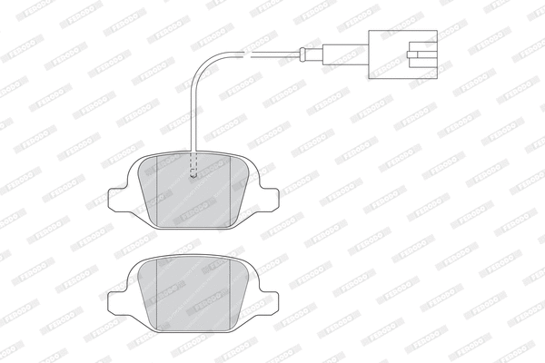 Brake Pad Set, disc brake (FDB4321)