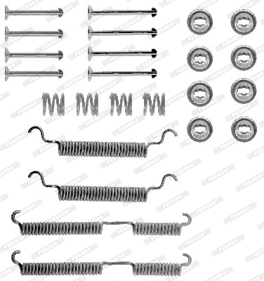 Accessory Kit, brake shoes (FBA3)