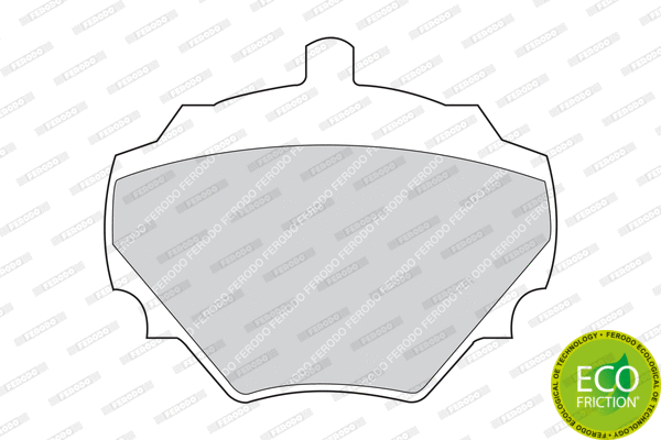 Brake Pad Set, disc brake (FDB844)
