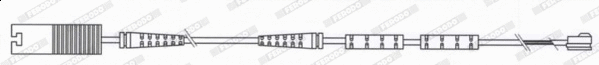 Warning Contact, brake pad wear (FWI360)