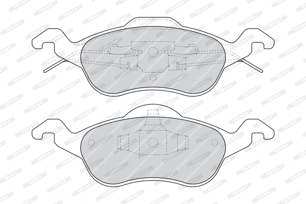 Brake Pad Set, disc brake (FDB1318B)