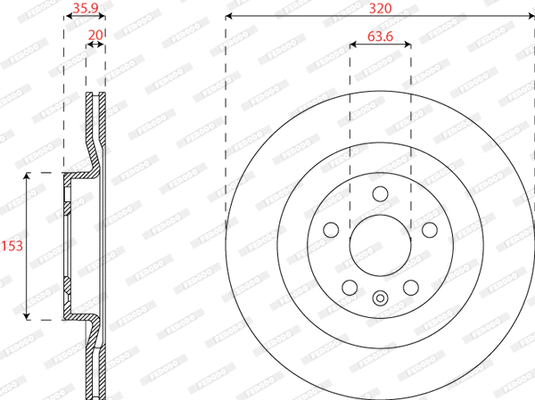 Brake Disc (DDF2732C)