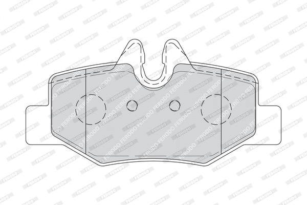 Brake Pad Set, disc brake (FDB1494)