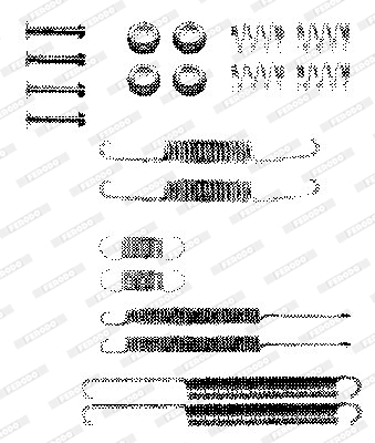 Accessory Kit, brake shoes (FBA139)