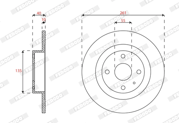 Brake Disc (DDF2162)