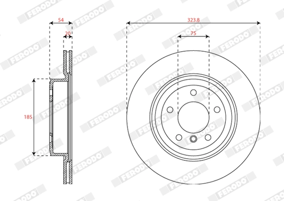 Brake Disc (DDF2033C)