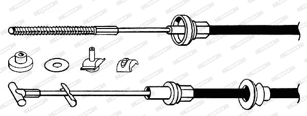 Cable Pull, clutch control (FCC422653)