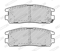 Brake Pad Set, disc brake (FDB4390-D)