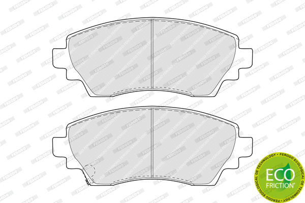 Brake Pad Set, disc brake (FDB1391)