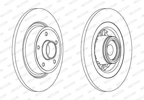 Brake Disc (DDF1569)