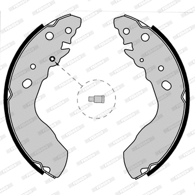 Brake Shoe Set (FSB580)