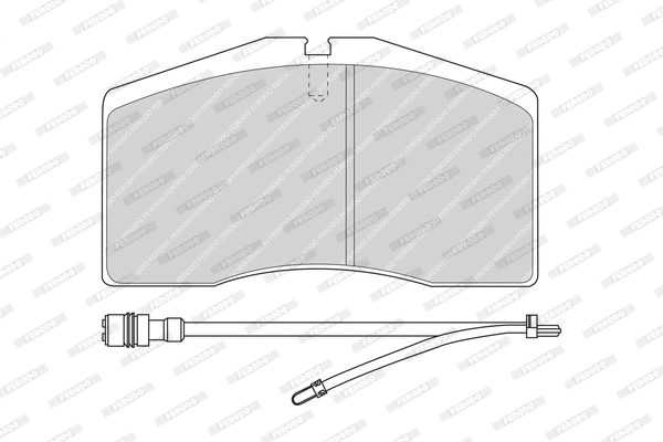 Brake Pad Set, disc brake (FDB891)