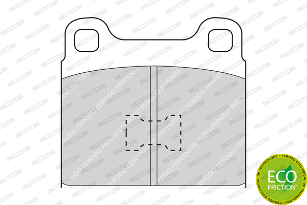 Brake Pad Set, disc brake (FDB128)
