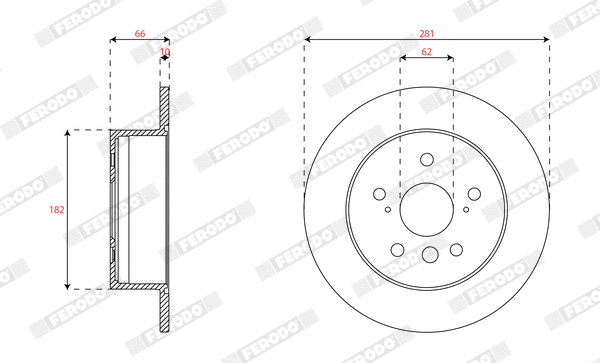 Brake Disc (DDF2987C)