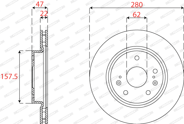 Brake Disc (DDF2791C)