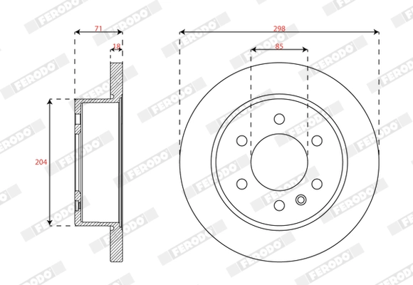 Brake Disc (DDF3030)