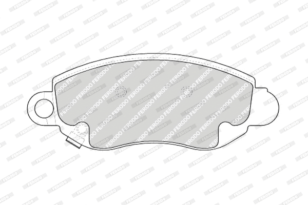 Brake Pad Set, disc brake (FDB1381)