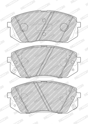 Brake Pad Set, disc brake (FDB5039)