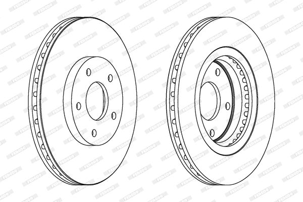 Brake Disc (DDF1589)