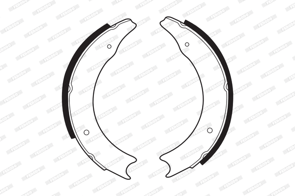 Brake Shoe Set (FSB14)