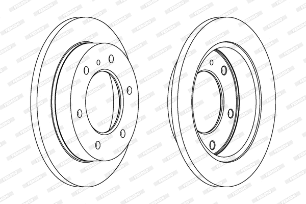 Brake Disc (DDF786)