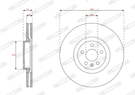 Brake Disc (DDF2979C-1)