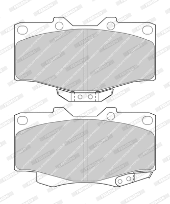 Brake Pad Set, disc brake (FDB797-D)