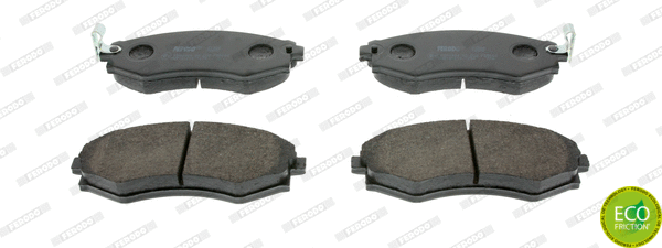 Brake Pad Set, disc brake (FDB600)