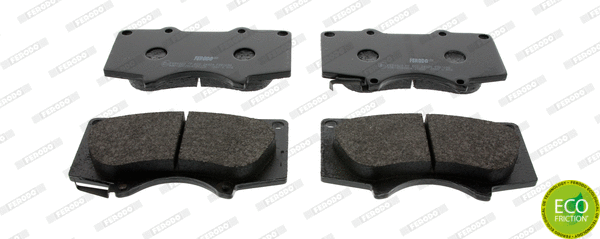 Brake Pad Set, disc brake (FDB1698)
