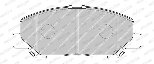 Brake Pad Set, disc brake (FDB4332-D)