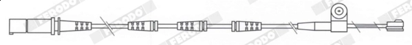 Warning Contact, brake pad wear
